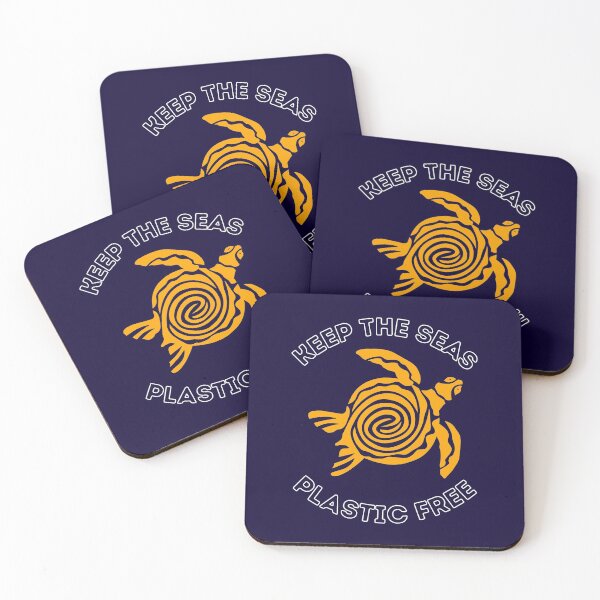 Item preview, Save The Ocean Keep The Sea Plastic Free Turtle Scene designed and sold by LiToDesignCo.