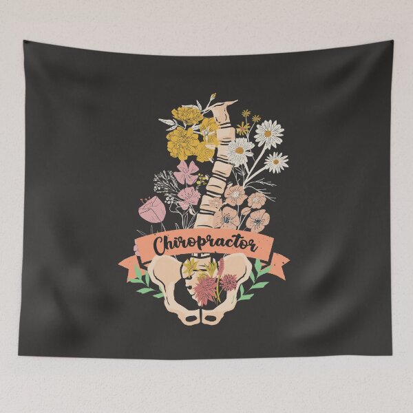 Item preview, Chiropractor Spine Flower Art Chiropractic Gift designed and sold by MrEddie10.