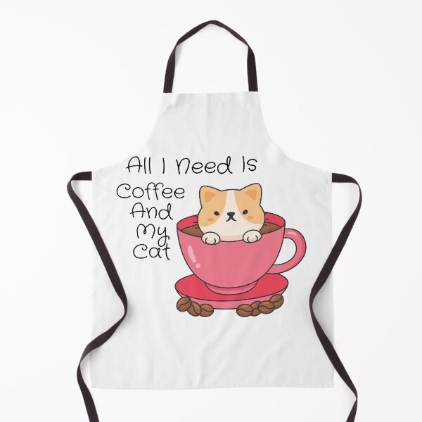 Item preview, All I Need Is Coffee And My Cat designed and sold by SAJAMANIA.
