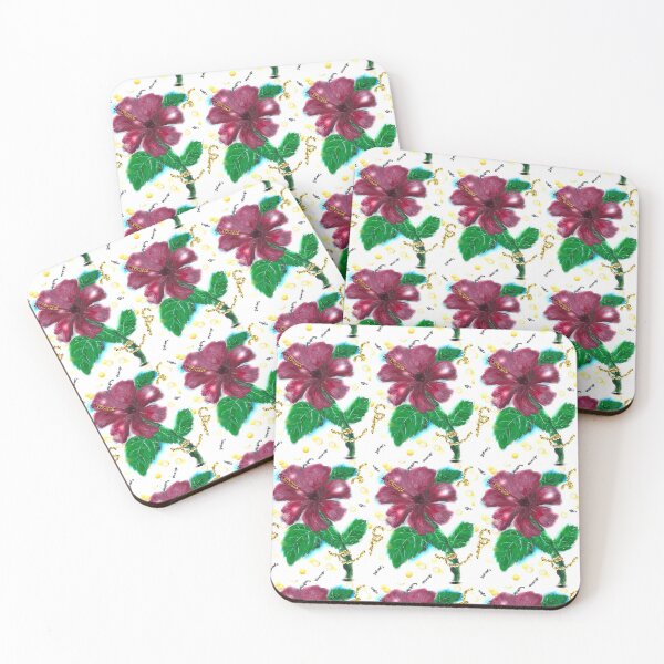 Item preview, RED HIBISCUS designed and sold by tintingouw.