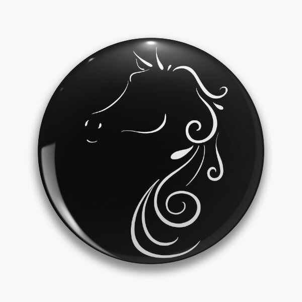 Item preview, Elegant Horse Outline in White designed and sold by Lady-Lilac.