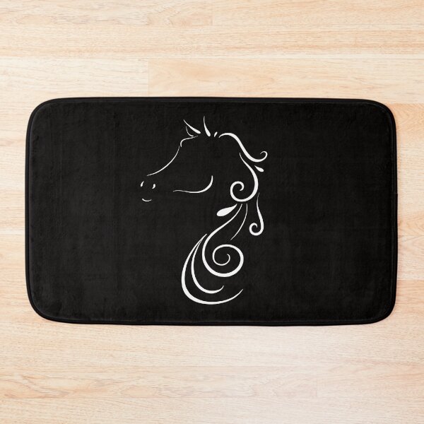 Item preview, Elegant Horse Outline in White designed and sold by Lady-Lilac.