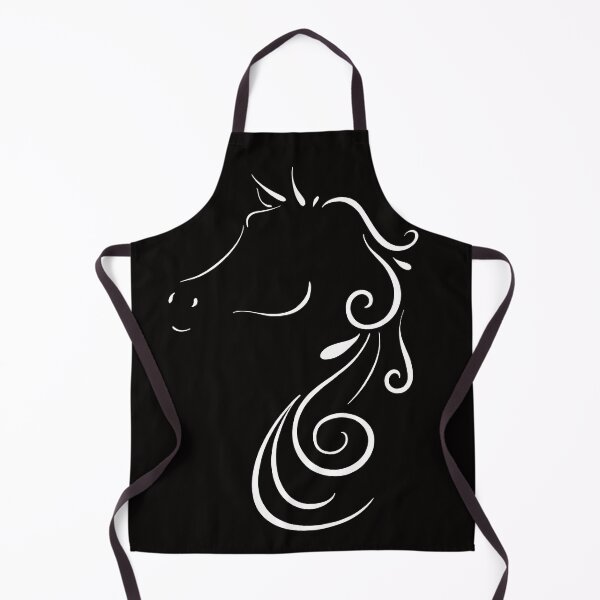 Item preview, Elegant Horse Outline in White designed and sold by Lady-Lilac.