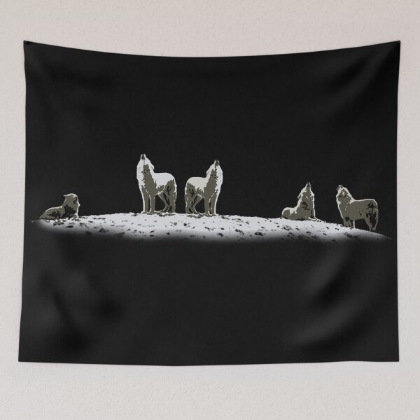 Item preview, Wolf Pack Outline designed and sold by SubtleSoul.