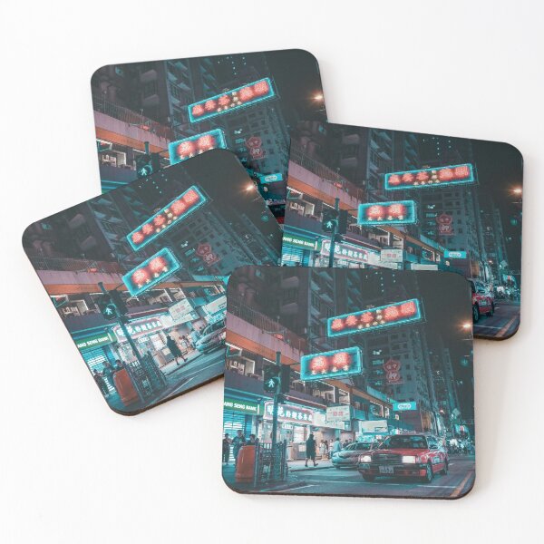 Item preview, Vehicles On Road At Night in hong kong designed and sold by class01.