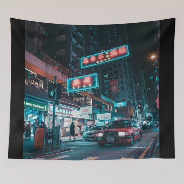 Item preview, Vehicles On Road At Night in hong kong designed and sold by class01.