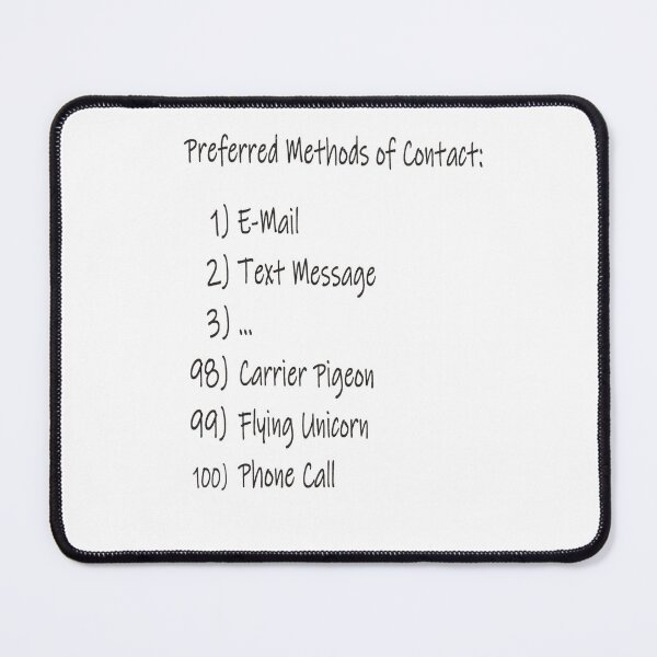 Item preview, Preferred Method of Contact don't call designed and sold by Russell Hughes.