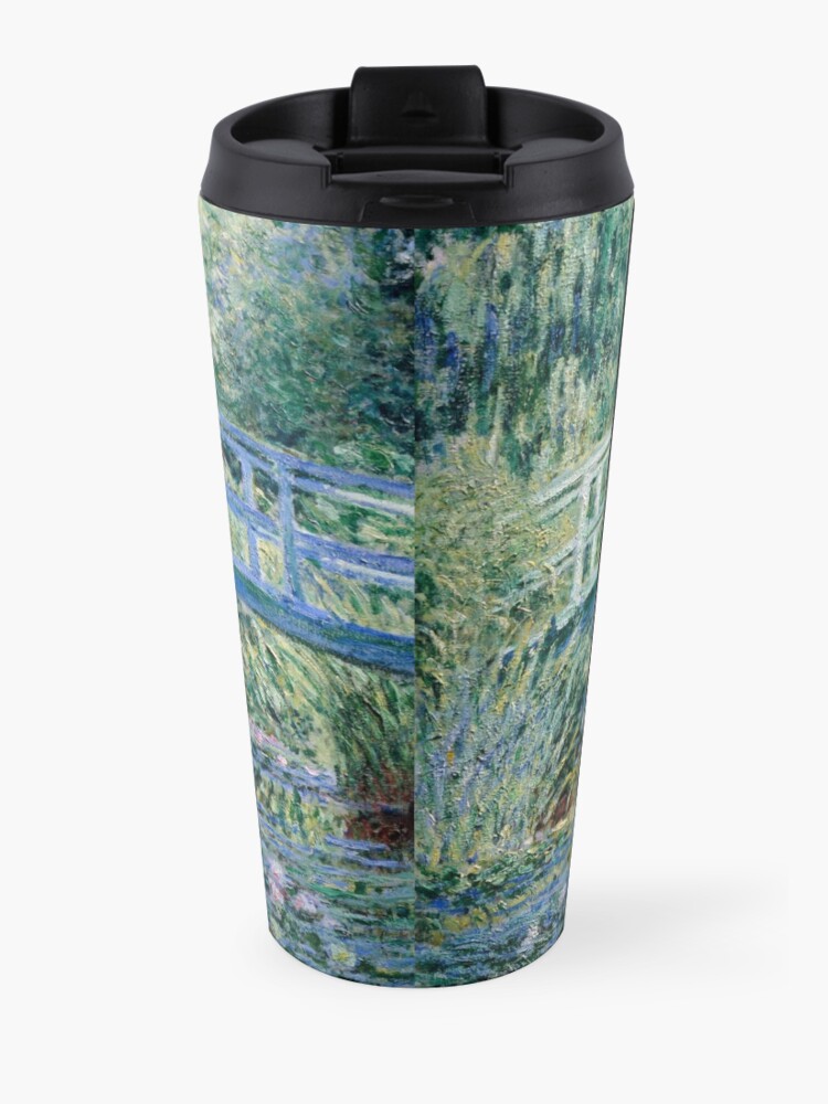 Alternate view of Monet - Water Lilies and Japanese Bridge Travel Mug