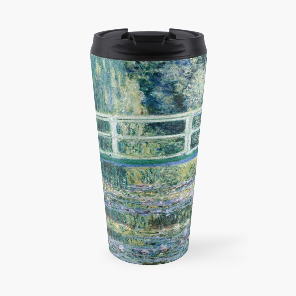 Monet - Water Lilies and Japanese Bridge Travel Mug