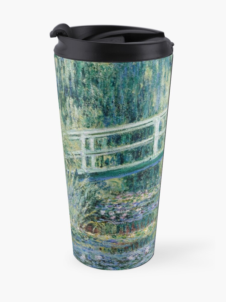 Alternate view of Monet - Water Lilies and Japanese Bridge Travel Mug