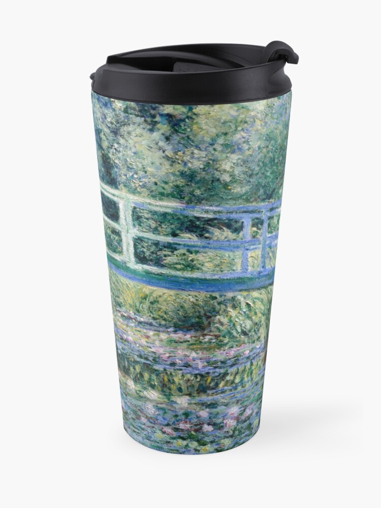 Alternate view of Monet - Water Lilies and Japanese Bridge Travel Mug
