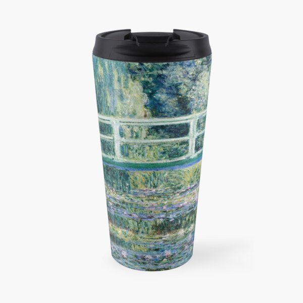 Monet - Water Lilies and Japanese Bridge Travel Coffee Mug