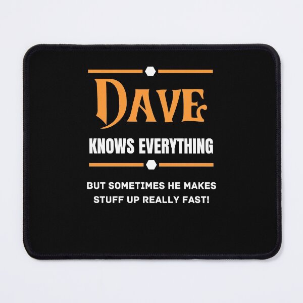 Item preview, Dave knows everything designed and sold by Seoul26.