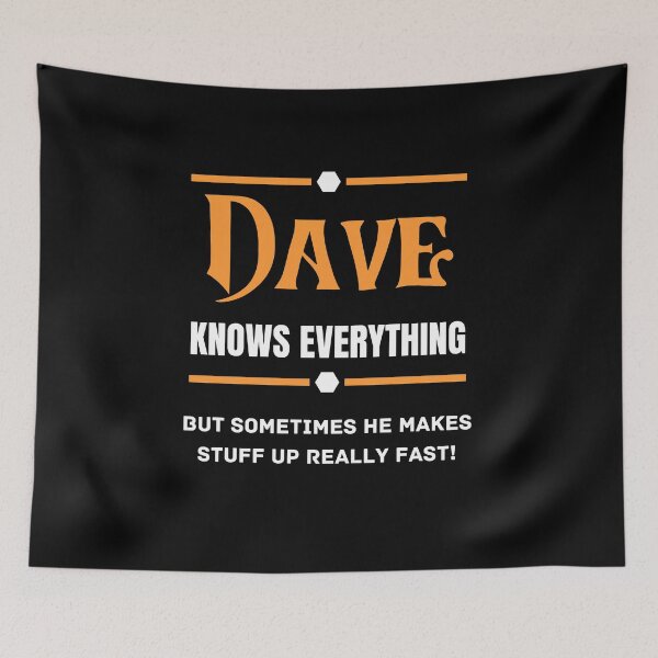 Item preview, Dave knows everything designed and sold by Seoul26.