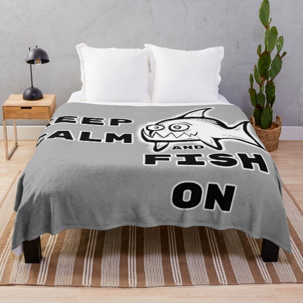 Item preview, Keep calm and fish on designed and sold by Ishtamari.