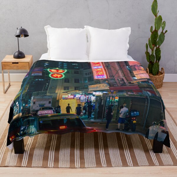 Item preview, Yellow taxi On Road At Night in hong kong designed and sold by class01.