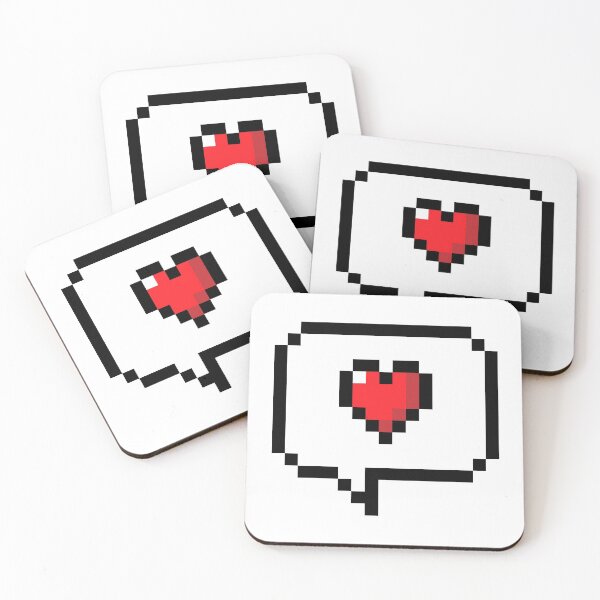 Item preview, Pixel heart text box designed and sold by mlarmon.