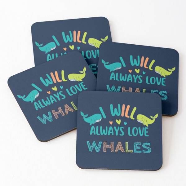 Item preview, I Will Always Love Whales designed and sold by FOSLIGHT.