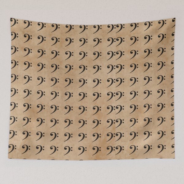 Item preview, Bass Clef on Parchment designed and sold by KTSubz Faith & Fun Designs.