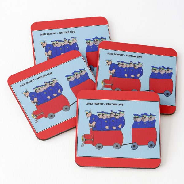 Item preview, KEYSTONE COPS : Vintage Mack Sennett Movie Cell Print designed and sold by posterbobs.