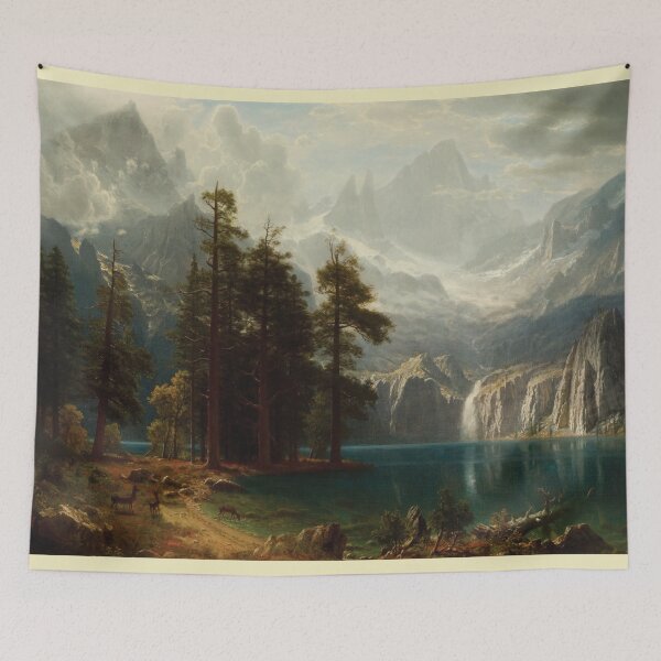 Item preview, Sierra Nevada by Albert Bierstadt designed and sold by theartsycamper.