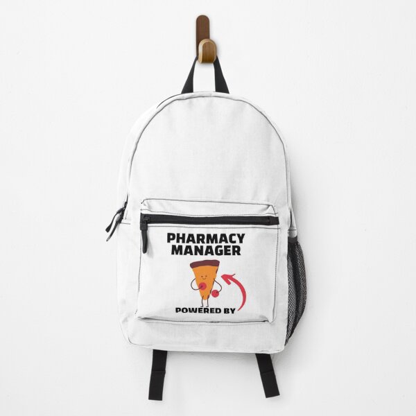 Item preview, PHARMACY MANAGER POWERED BY PIZZA - FUNNY GIFT designed and sold by madani rafik.