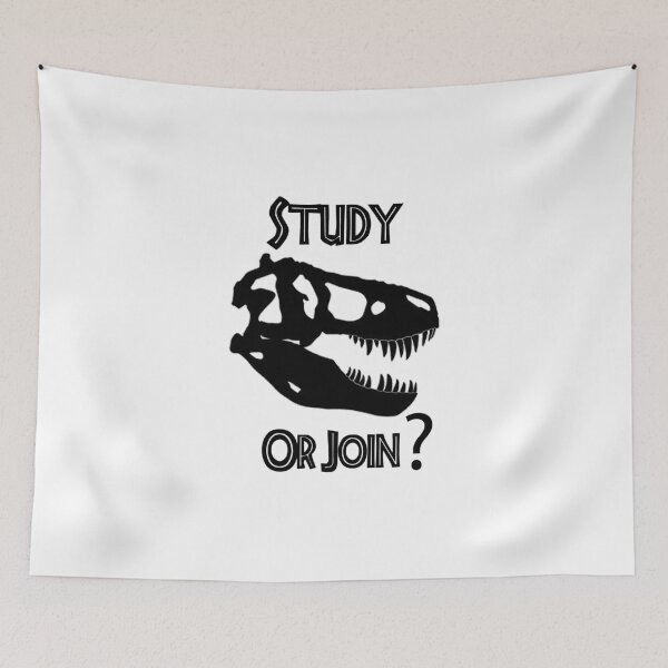 Item preview, Study Paleontology Or Join? designed and sold by Dinosaurson.
