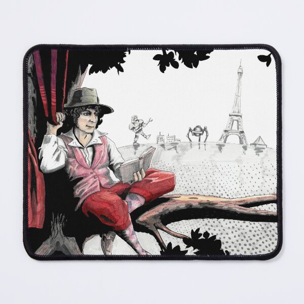 Item preview, 4th Doctor inspired fan art designed and sold by Gaia Rydahl Due Rosendahl.
