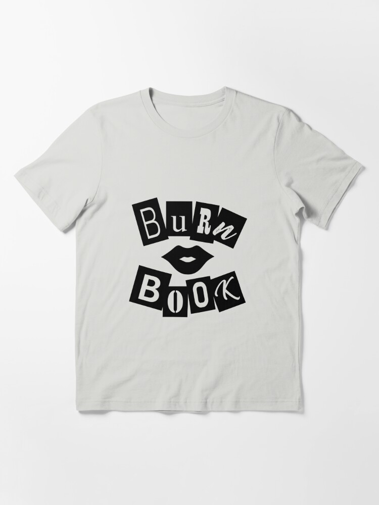 Mean Girls Womens Pyjamas Adults Lipstick Burn Book T-Shirt