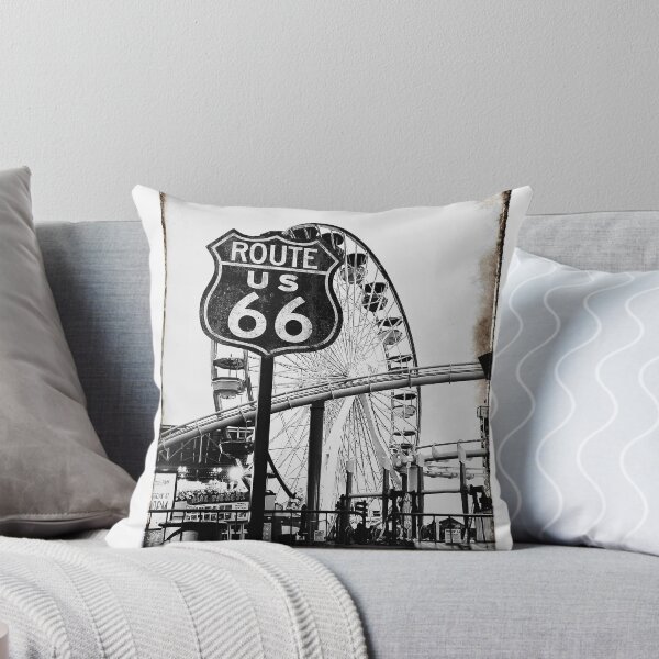 Item preview, Route 66 - Santa Monica designed and sold by SparklePyre.