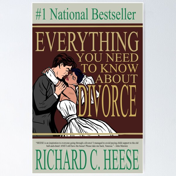 Item preview, 'Everything you need to know about divorce' - Manual Guide Parody designed and sold by gaslight-n.