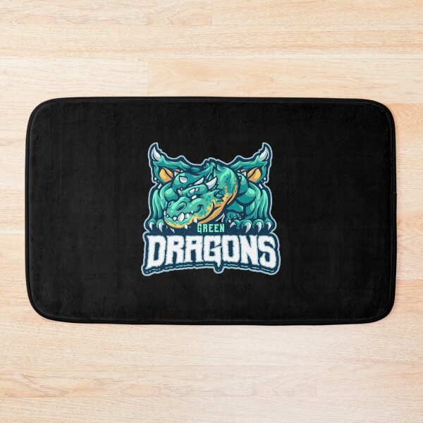 Item preview, Emerald Green Dragons Mascot designed and sold by AnimalLover4eva.