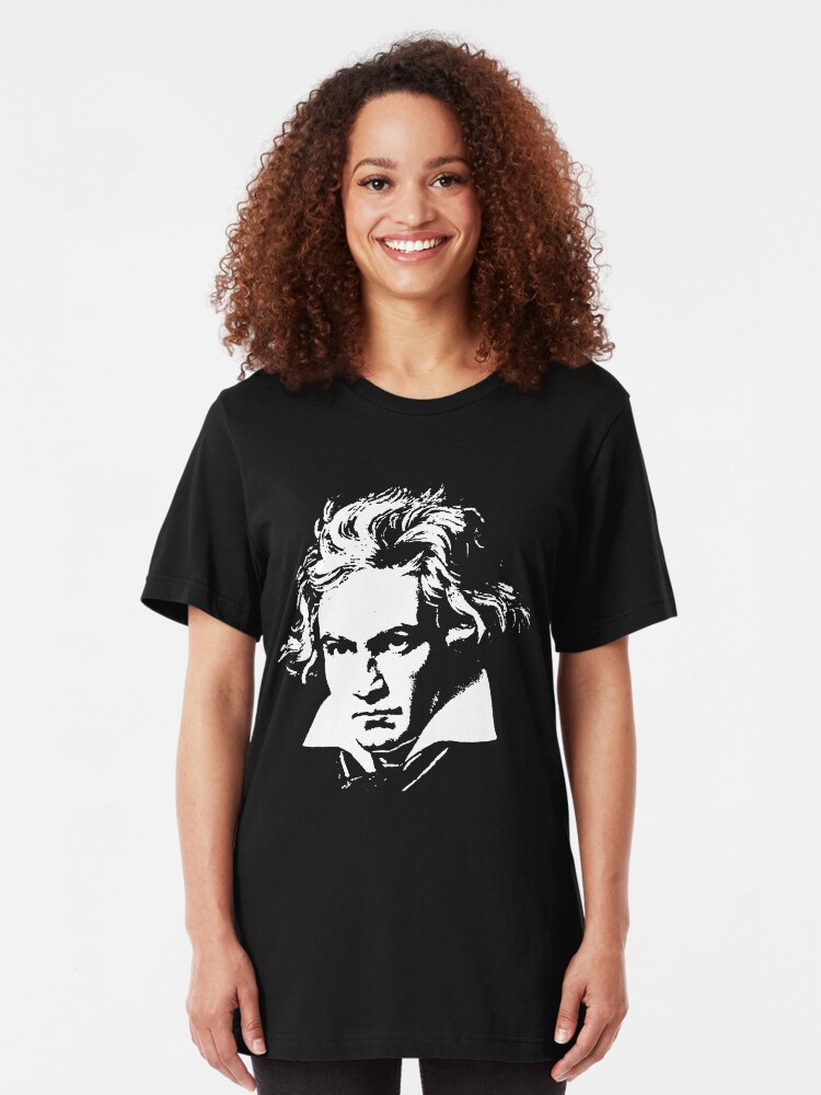 Alternate view of beethoven Slim Fit T-Shirt