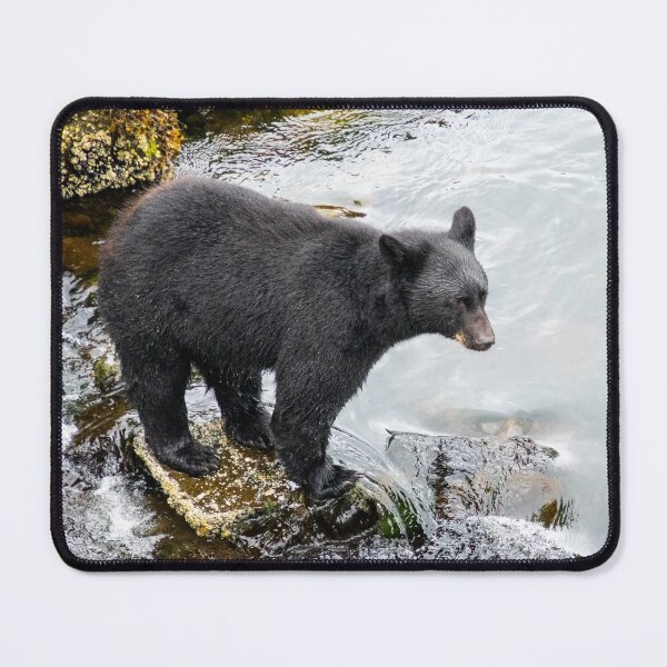 Item preview, Black Bear at River's Edge designed and sold by SafariByMarisa.