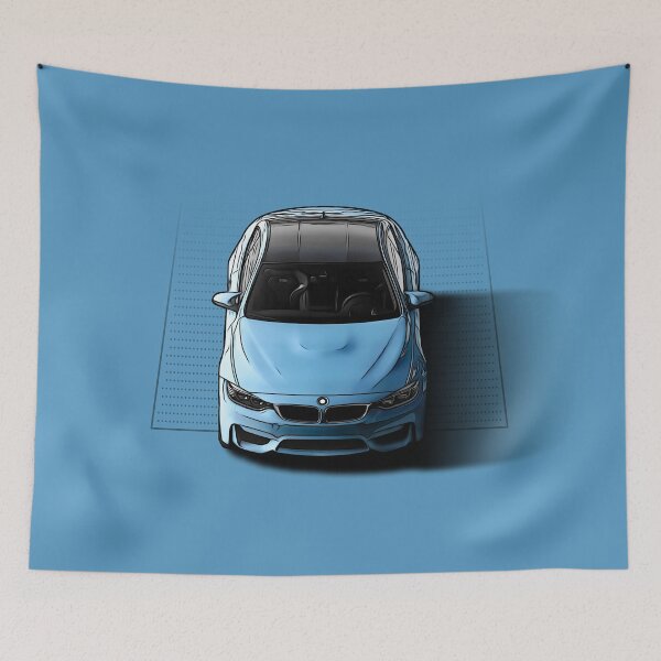Item preview, Blue German Car with shadow designed and sold by ApexFibers.