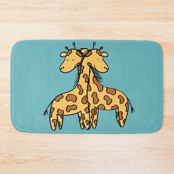 Item preview, Giraffes Hugging Cartoon designed and sold by Roanasaurus.