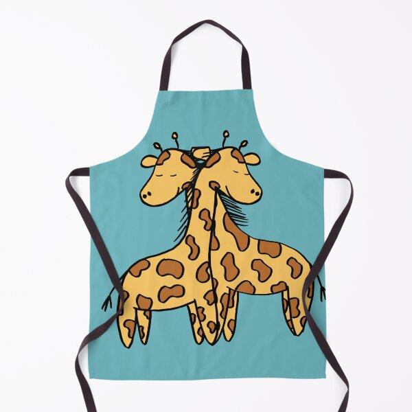 Item preview, Giraffes Hugging Cartoon designed and sold by Roanasaurus.
