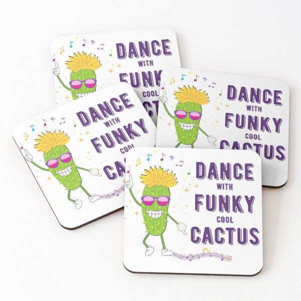 Item preview, dance with funky cool cactus designed and sold by lelixart.