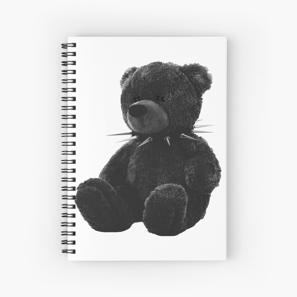 Lámina rígida for Sale con la obra «Oso de peluche gótico con collar con  pinchos - Estético Horror Streetstyle Badass Bear» de t Store | Redbubble