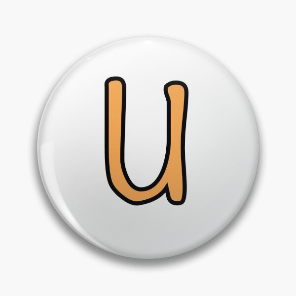 Item preview, Marigold Lowercase Letter u designed and sold by UrsulaFashion.