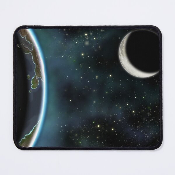 Item preview, Earth and Moon designed and sold by SirGryphon's Art.