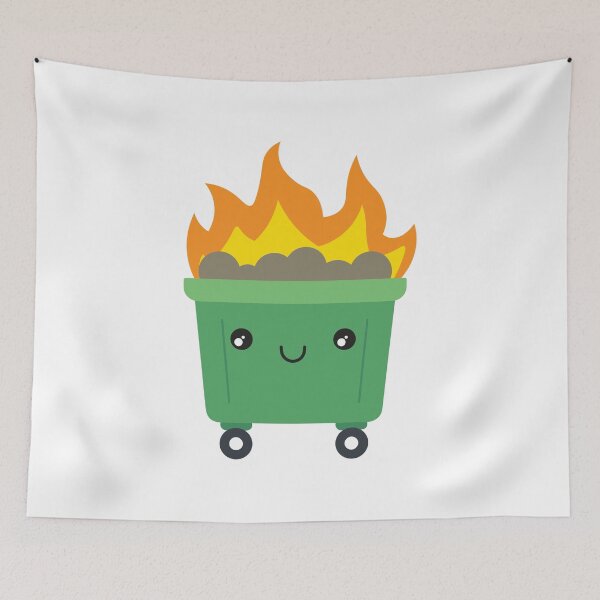 Item preview, Dumpster Fire Vinyl  designed and sold by simplife-art.