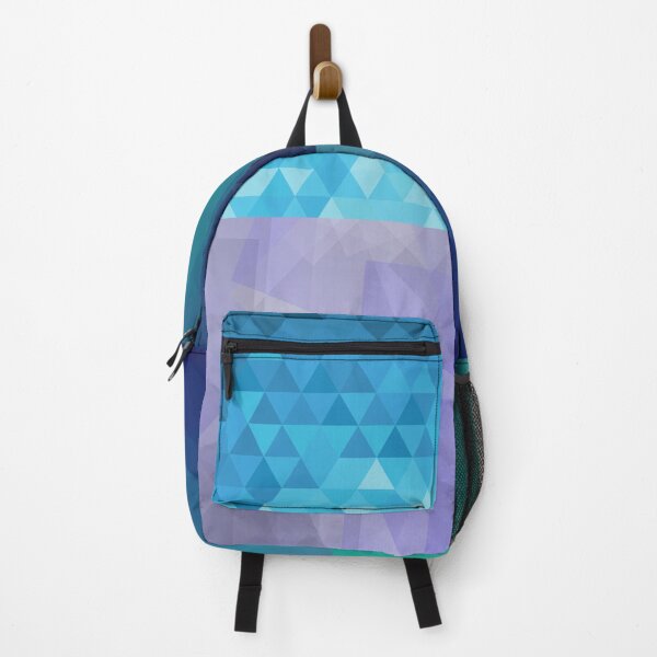 Item preview, Ice Blue Polygonal Triangular Pattern designed and sold by branaghbel.