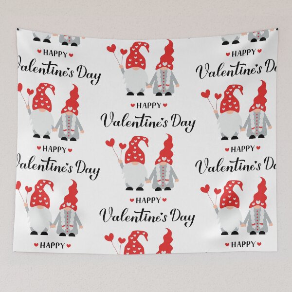 Item preview, HAPPY VALENTINE'S DAY GNOMES COUPLE  designed and sold by GamaArtDesign.