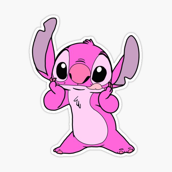 Pink Stitch Sticker for Sale by reedcros