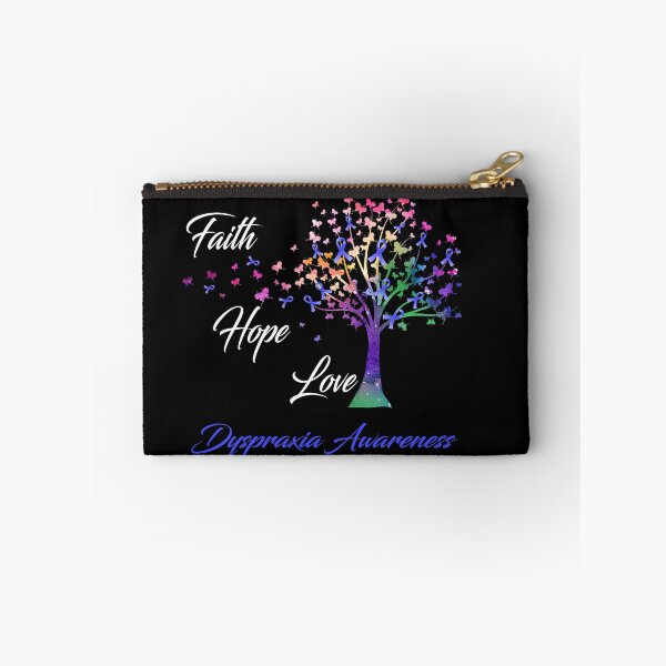 Item preview, Ribbon Tree Faith Hope Love Dyspraxia Awareness designed and sold by Tadmab.