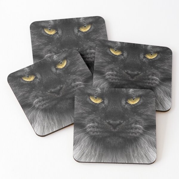 Item preview, Maincoon Cat Mouth Mask Cute Animal Smile Funny Kawaii - Black and White designed and sold by ShumShumShop.