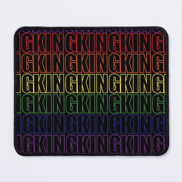 Item preview, Simple King Rainbow Typography Lettering Text designed and sold by that5280lady.