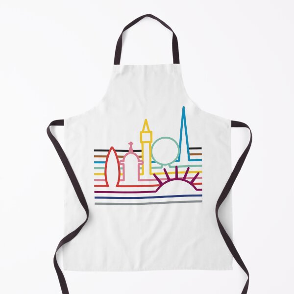 Item preview, London Underground Lines in London Skyline designed and sold by TheCreativeHub.