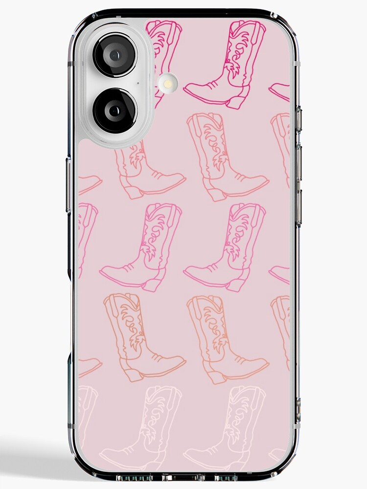 Hot Pink Cowboy Hat & Boot Pattern Pink Cowgirl - View #9